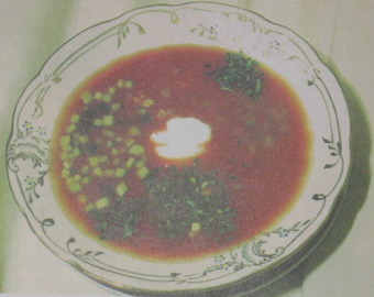 СУП "ЗДОРОВЬЕ" с томатным соком