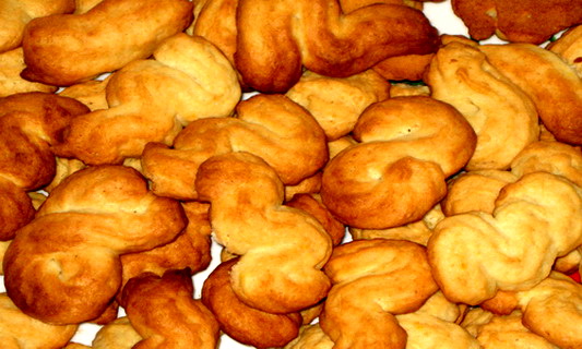 Печенье мандариновые змейки