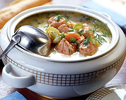 Суп рыбный с картофелем и крупой