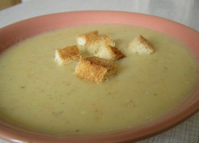 Суп-пюре картофельный с овощами