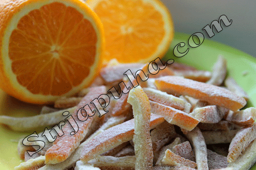 Цукаты из апельсинов (из апельсиновых корок)